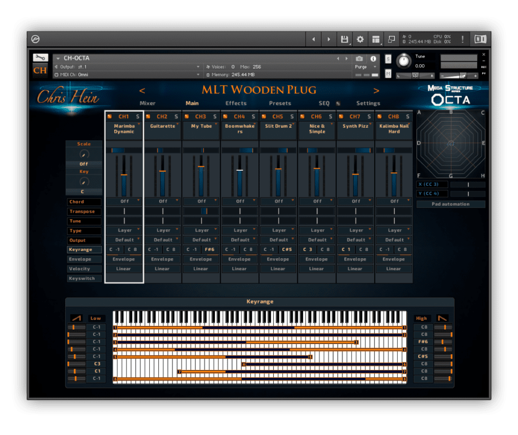 Exploring the World of CH-OCTA with Chris Hein – OCTA 52 CH OCTA Main GUI 1200