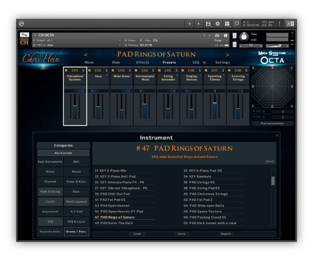 CH OCTA Preset Page 1200