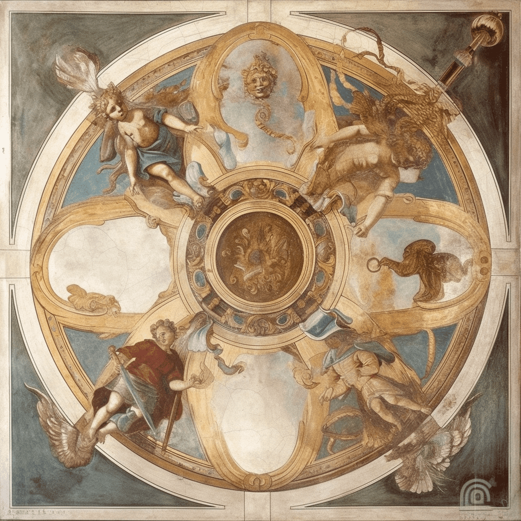 Unlocking Nature's Harmony: The Power of 432 Hz Frequency in Sound & Music for Enhanced Living and Well-Being 13 Ceiling Decoration with the Allegories of the Four Continents and the Signs of the Zodiacsecond half 17th century