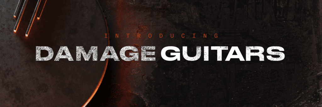 Unleash Sonic Mayhem with Heavyocity's Damage Guitars & Damage Rock Grooves 3 DG Banner