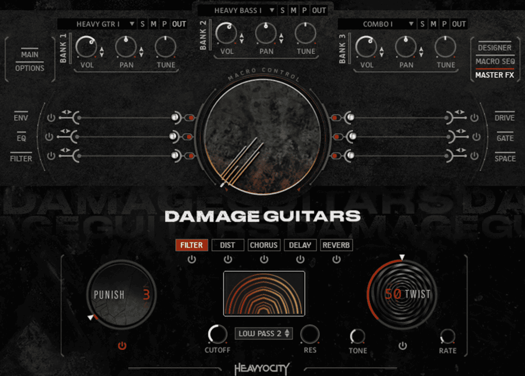 Unleash Sonic Mayhem with Heavyocity's Damage Guitars & Damage Rock Grooves 5 DG UI 1