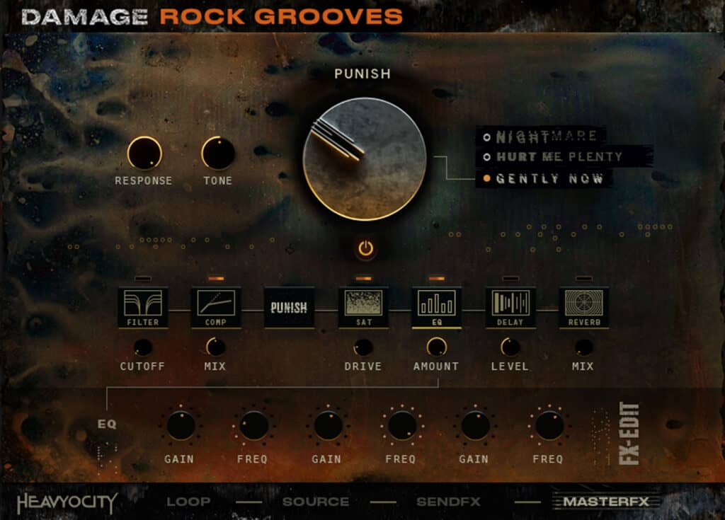 Unleash Sonic Mayhem with Heavyocity's Damage Guitars & Damage Rock Grooves 8 DRG UI 1