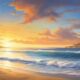 thorstenmeyer Create an image featuring a serene beach landscap 5ae4d5fe 3bb7 4609 8a1e fd92d9797a90 IP394870