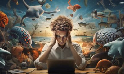 thorstenmeyer Create an image of a person sitting at a desk sur d1d1fb1a c25b 4b58 92da 0191c7f5c56d IP394808 2