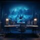 thorstenmeyer Create an image showcasing a serene dimly lit stu 5500482c c4b7 40f2 bed2 15a449698cfa IP384983