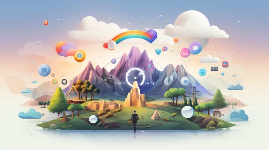 Harmonizing Holistic SEO for Musicians: Crafting a Path to Digital Triumph 18 thorstenmeyer Create an image featuring a digital landscape wit b465f653 72c7 4006 baa8 cb485101fa53