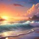 thorstenmeyer Create an image of a serene beachscape at sunset 2b64d2af 9185 4a11 a152 a7ddc1ccadef IP394983 2