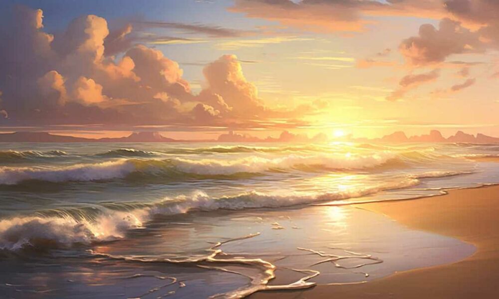 thorstenmeyer Create an image featuring a serene beach landscap cc72f0c5 0b3d 40c3 bea1 48f5f057db5b IP394964
