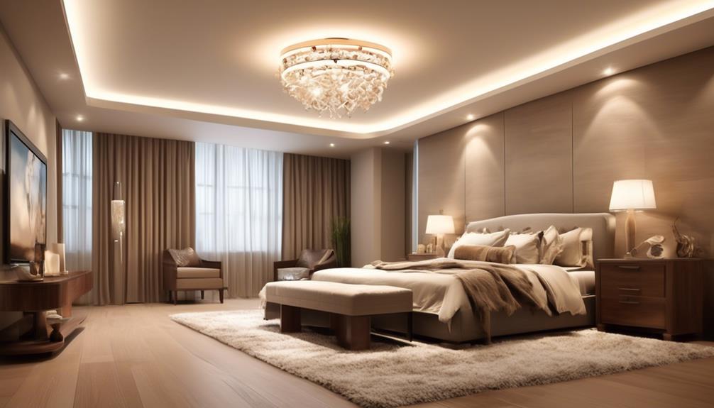 choosing bedroom ceiling lights
