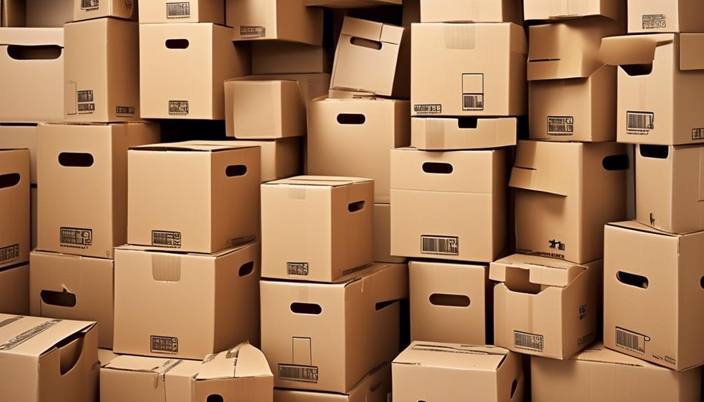 choosing boxes for moving