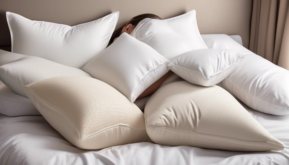 choosing the right bed pillows