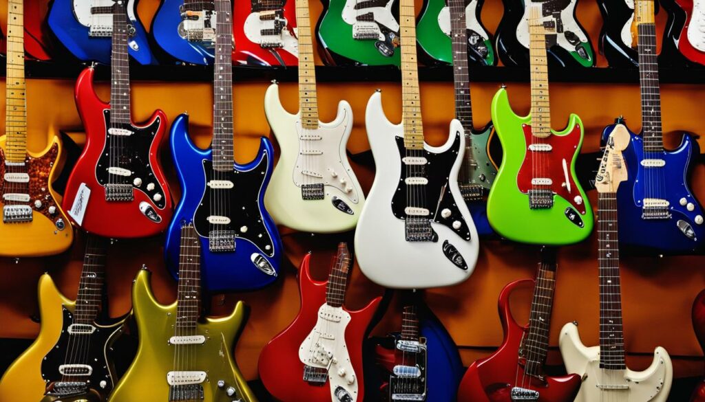 fender electric guitar