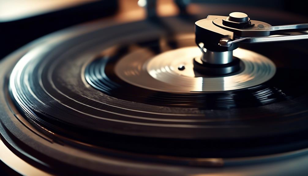 turntable needle detects song