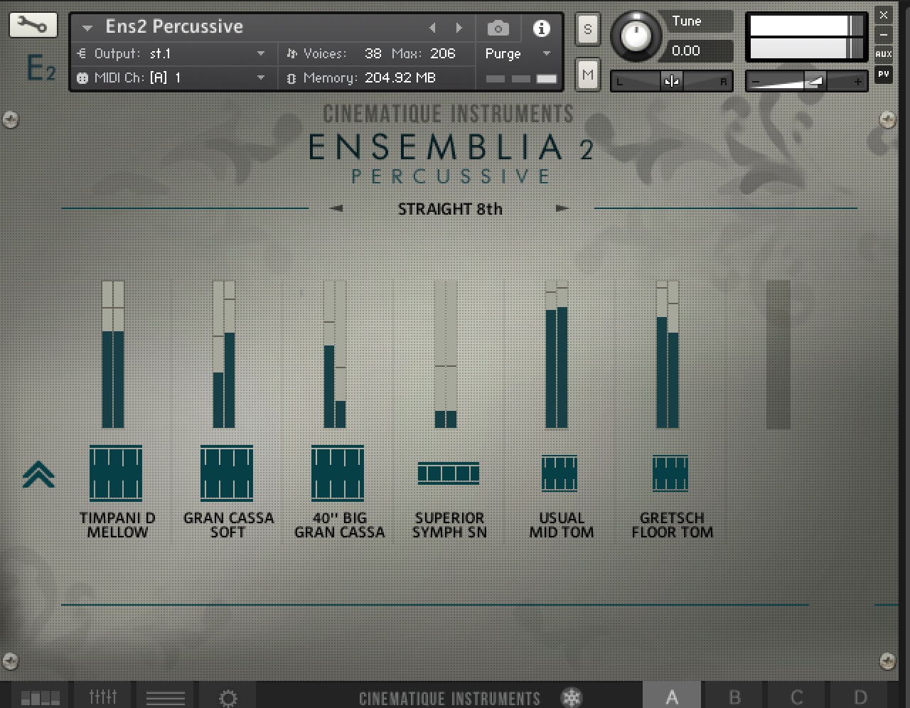 Ensemblia 2 Percussive Review - A Percussive Powerhouse by Cinematique Instruments Review 31 Ensemblia 2 Percussive Main UI